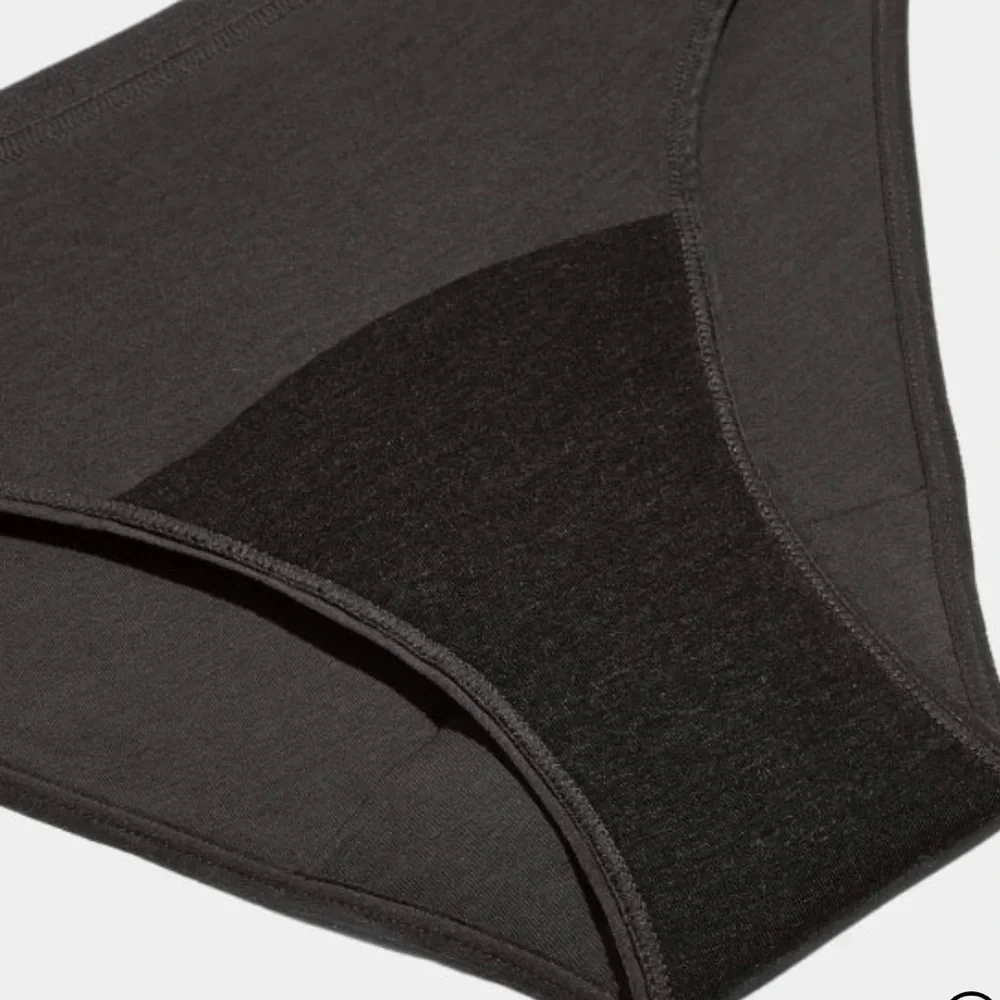 Knix Cotton Super Leakproof Bikini Panties - 3Pk Size L - Picture 9 of 10